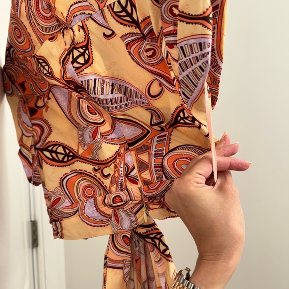 ALC Alexandria Midi dress, with a beautiful and sexy cut in the back. - Picture 3 of 7